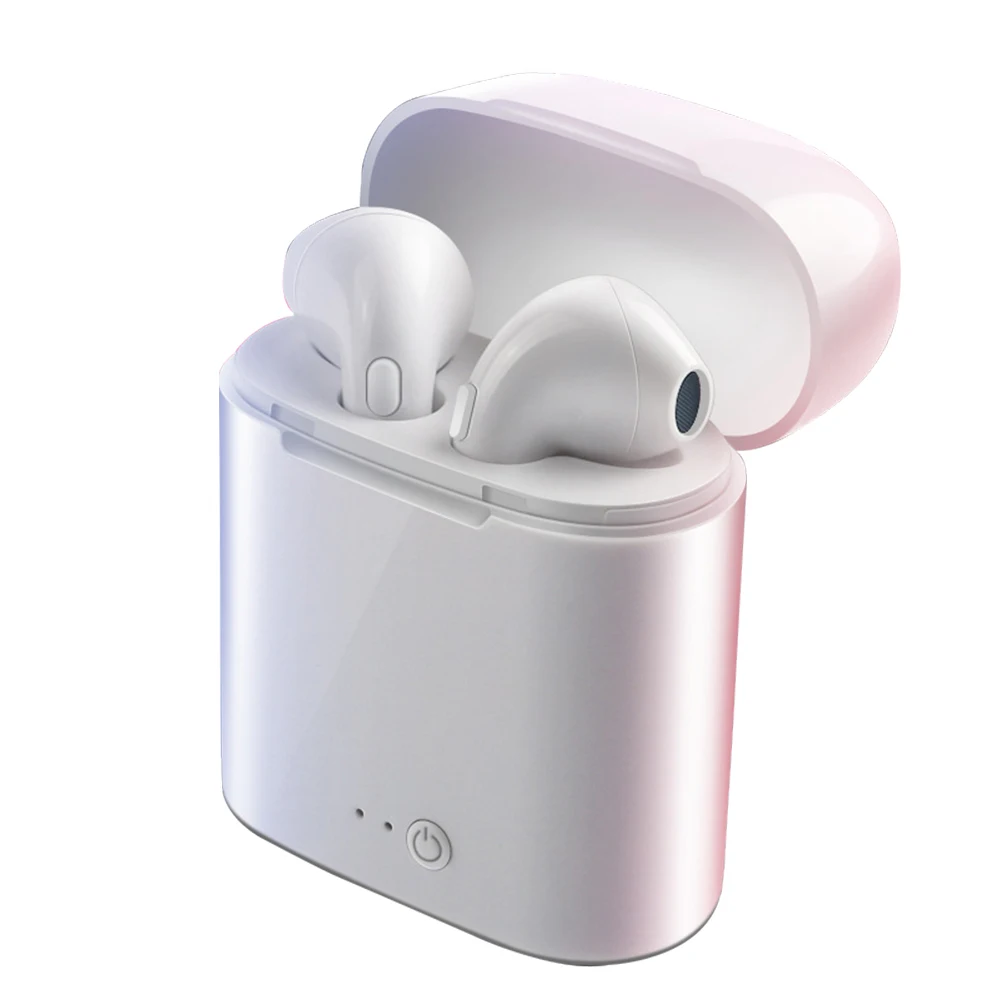 

i7s TWS Mini Wireless Bluetooth Earphone Stereo Earbud Headset With Charging Box Mic For Iphone Xiaomi All Smart Phone air pods