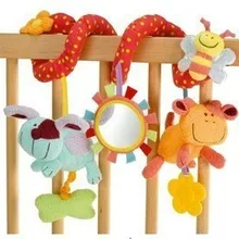 Детская коляска для новорожденных аксессуары мягкий плюшевый для ребенка игрушка висящая над кроватью детские погремушки