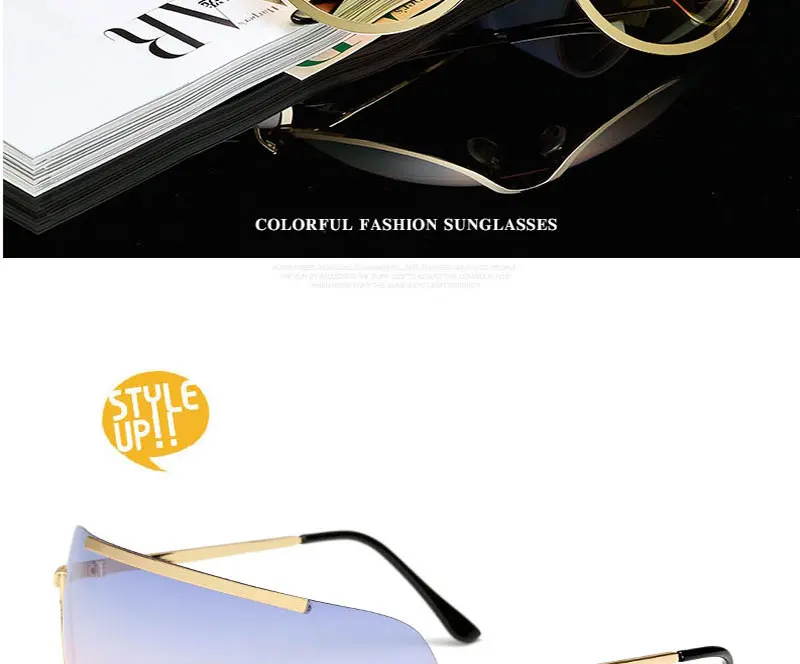 RBRARE Siamese Alloy Sunglasses Women Classic Round Sun Glasses Metal Candy Colors Outdoor Oculos De Sol Feminino UV400