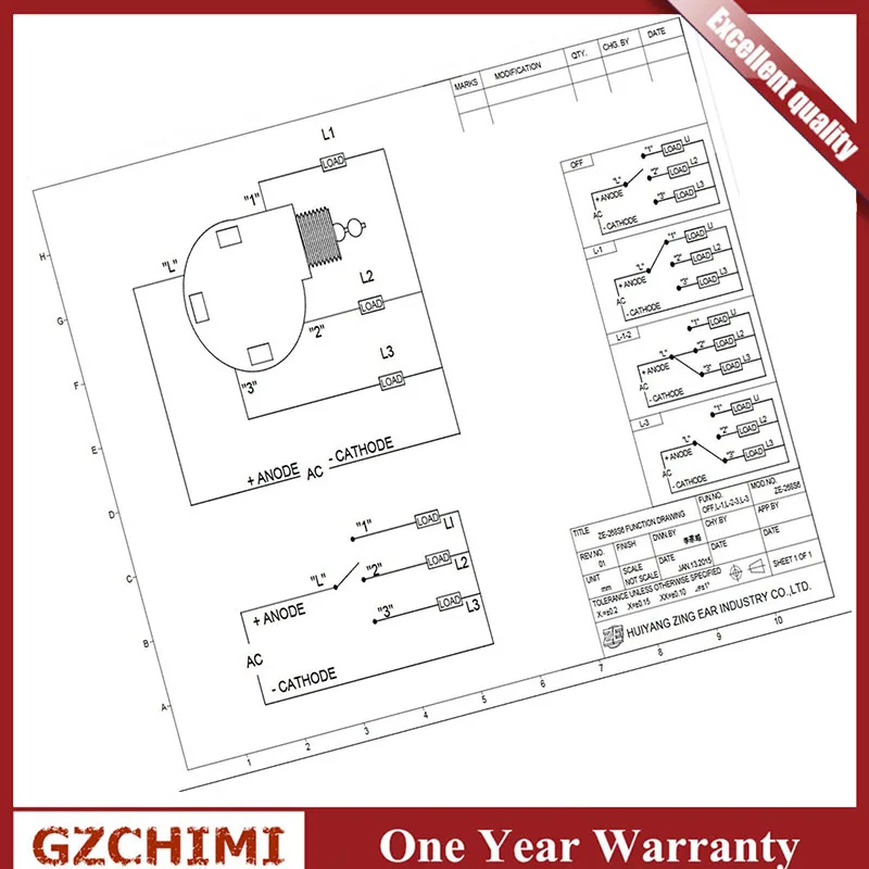 ZE 268s1 Ceiling Fan Switch For Zing 