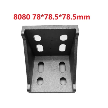 

5Pcs 80 78x78.5x78.5mm European Corner Fitting Angle Aluminum X L Connector Bracket Fastener Industrial Profile