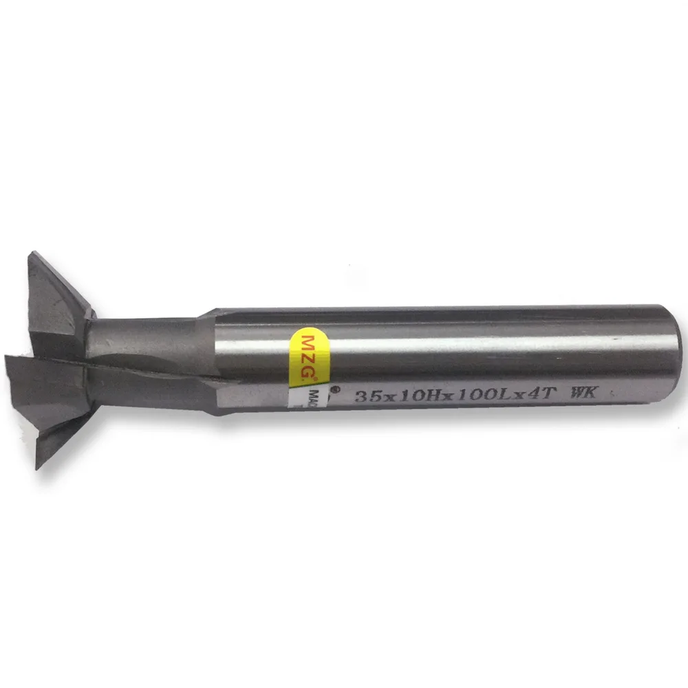 MZG Dovetail Фрезерные фрезы 45 сварочные лезвия dovetail groove фрезерный станок для