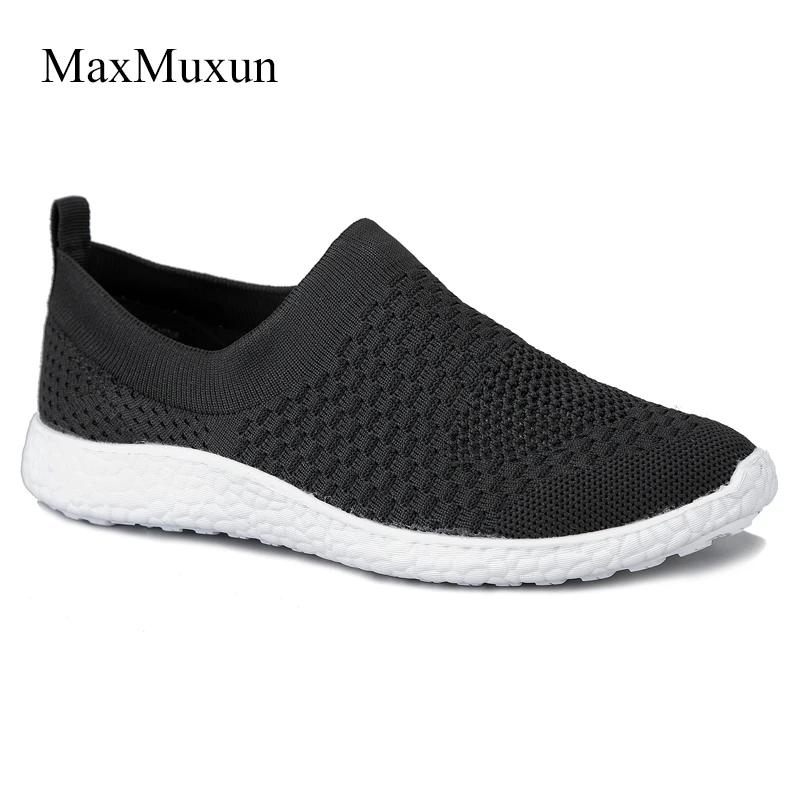 

MaxMuxun New Casual Shoes Sneakers Summer Mesh Breathable Comfortable Women Shoes Loafers Footwears Walking Plat