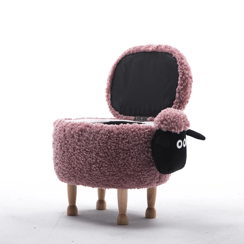 2018 nuevo de madera Organizador ovejas caja de almacenamiento de los niños de dibujos animados silla Animal taburete artículos personalizado personalización 2018 nuevo de madera Organizador ovejas caja de almacenamiento de los niños de dibujos animados silla Animal taburete artículos personalizado personalización
