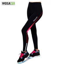 WOSAWE 3D гелевый силиконовый светоотражающий коврик для велосипеда, велосипеда, велоспорта, длинные штаны для спорта на открытом воздухе, бега, фитнеса, компрессионные колготки для женщин