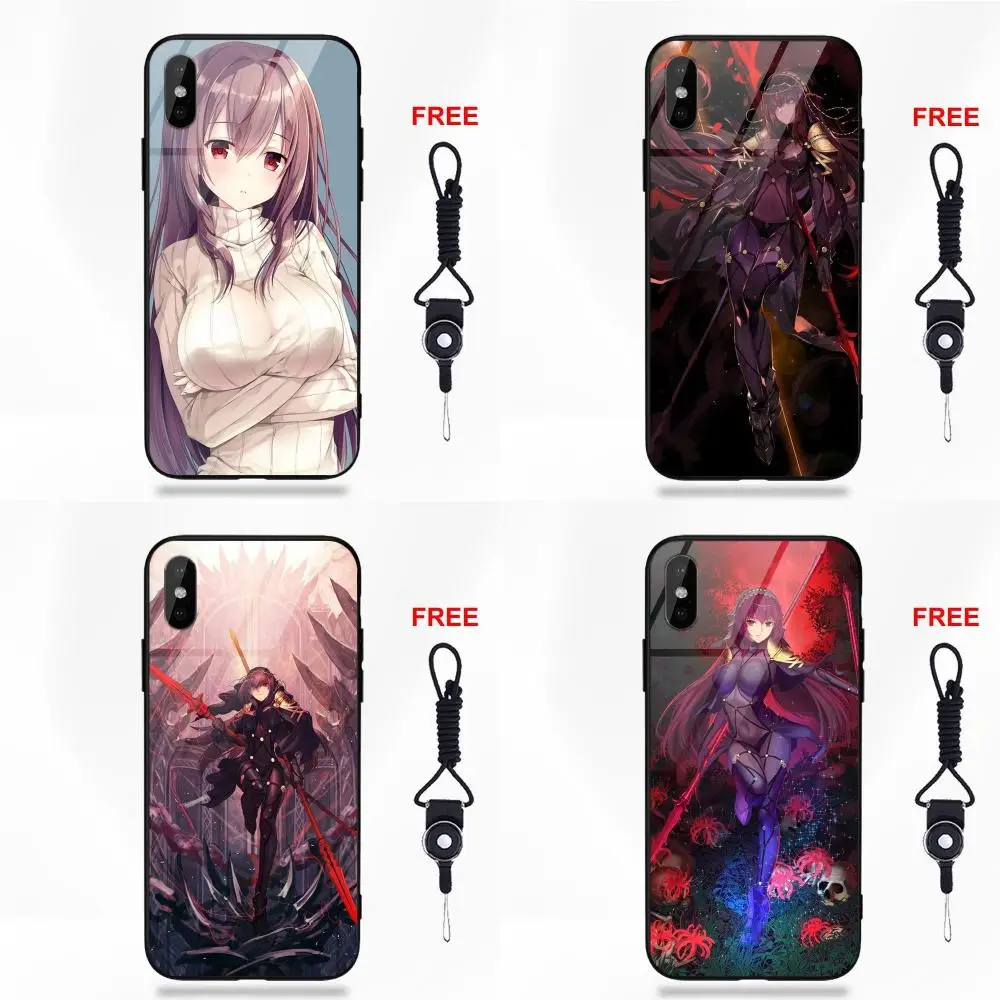 

Sexy Anime Girl Fate Grand Order Scathach For Apple iPhone 5 5C 5S SE 6 6S 7 8 Plus X XS Max XR