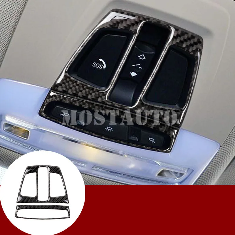 

For BMW 2 Series F22 Carbon Fiber Roof Front Reading Light Trim Cover 2014-2018 2pcs