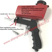 Профессиональный гравитационный корм Пескоструйный пистолет воздушный Пескоструйный скоростной бластер Пескоструйный пистолет для удаления ржавчины Пескоструйный Аппарат