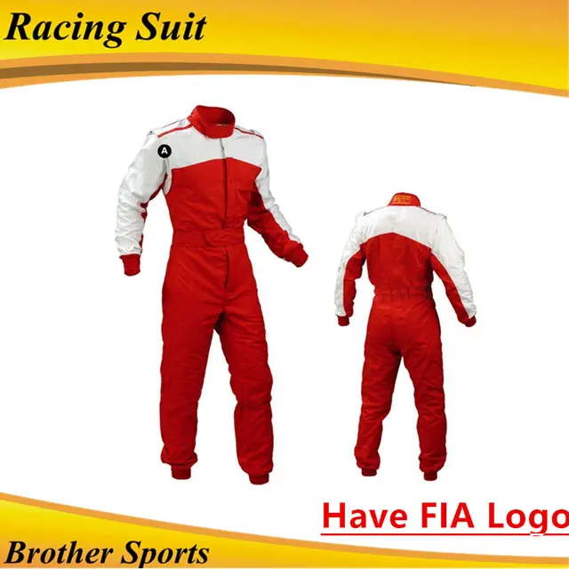 2015 FIA two layer fireproof car racing suit two layer fireproof professional car racing