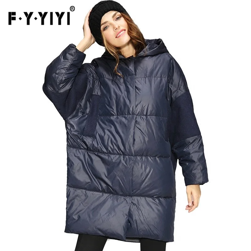 Big Bust Winter Fashion New of Wool Fabric Stitching Thick
