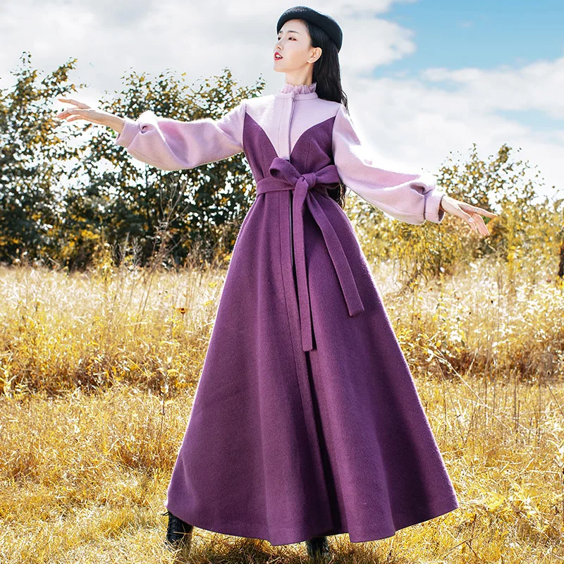 Gratis Verzending 2019 New Fashion Lange Maxi Herfst En Winter Vintage Geul Jurken Voor Vrouwen Boshow Bovenkleding S-L Lantaarn Mouw Gratis Verzending 2019 New Fashion Lange Maxi Herfst En Winter Vintage Geul Jurken Voor Vrouwen Boshow Bovenkleding S-L Lantaarn Mouw