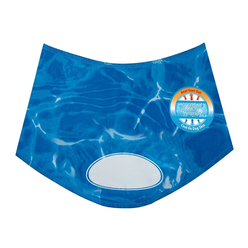

Pet Relieve Summer Heat Cooling Bandana Cooling Neck Band Collar For Dog