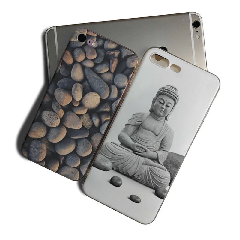

IMIDO Cobblestone Peace Cute Soft TPU CoverSheath For Iphone 5 5S SE 6 6S 6PLUS 6SPLUS 7 8 7PLUS 8PLUS X XS XR XSMAX