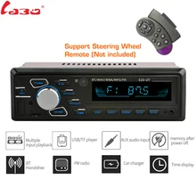 LaBo Bluetooth стерео радио FM Aux Вход приемник SD USB MMC + volante Управление remoto 12 В 1 Дин MP3 мультимедийный плеер