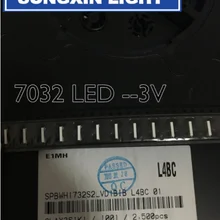 200 шт. для SAMSUNG 7032 светодиодный подсветка Edge светодиодный серии TS732A 3V 7032 SPBWH1732S1B холодный белый ТВ Приложение