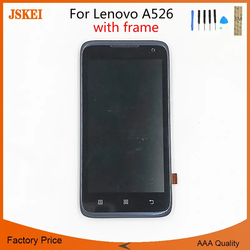 4 5 &quotзапасные части для Lenovo A526 ЖК-дисплей кодирующий преобразователь сенсорного