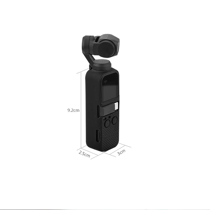 Силиконовый защитный чехол DJI OSMO Pocket с ремешком разноцветные Защитные чехлы для