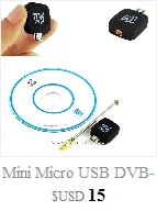 Mini Micro USB DVB-T Input Digital Mobile TV Tuner Receiver for Android 4.1-5.0 EPG Supporting HDTV Receiving