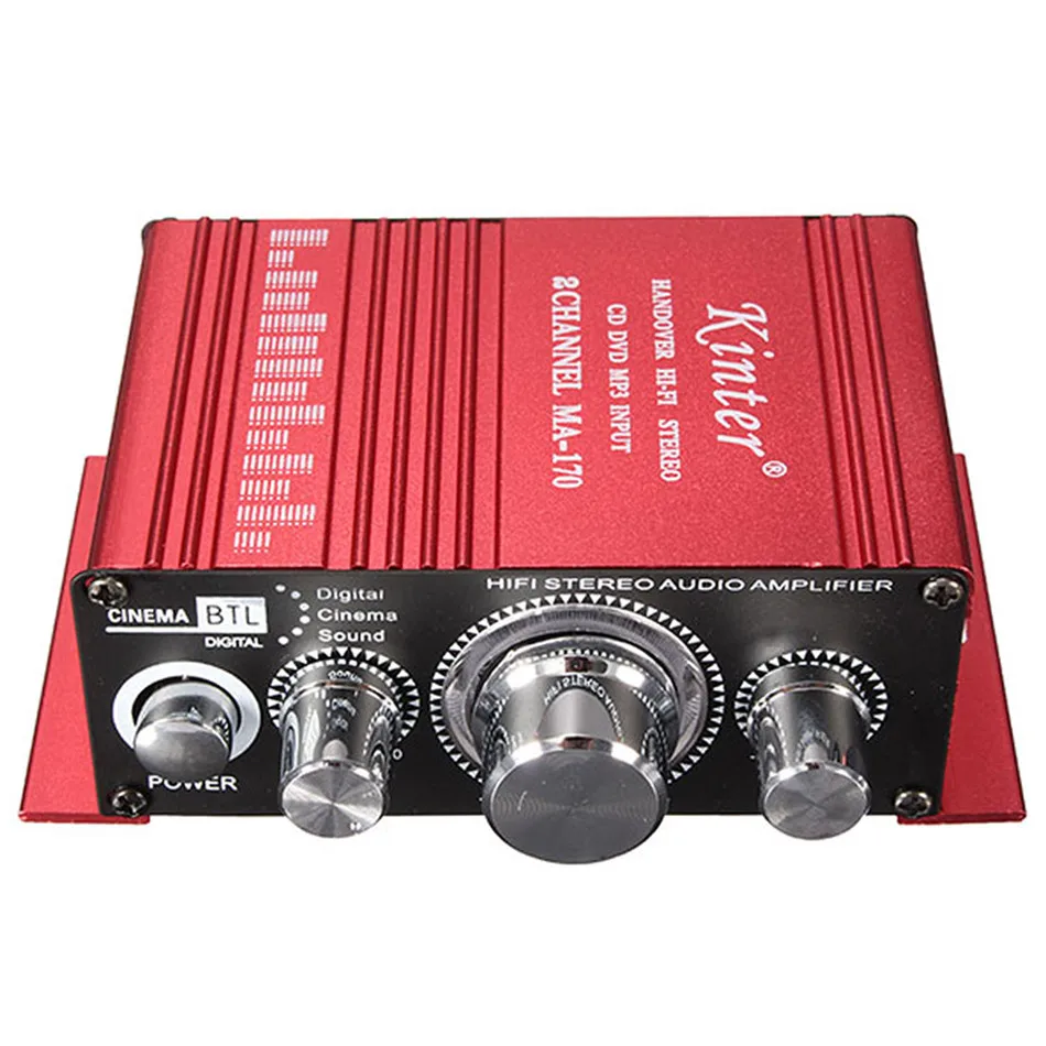 Hifi Cd Mp3 Radio Car Home Audio Stereo Bass Speaker Amplifier Booster 12V 200W 