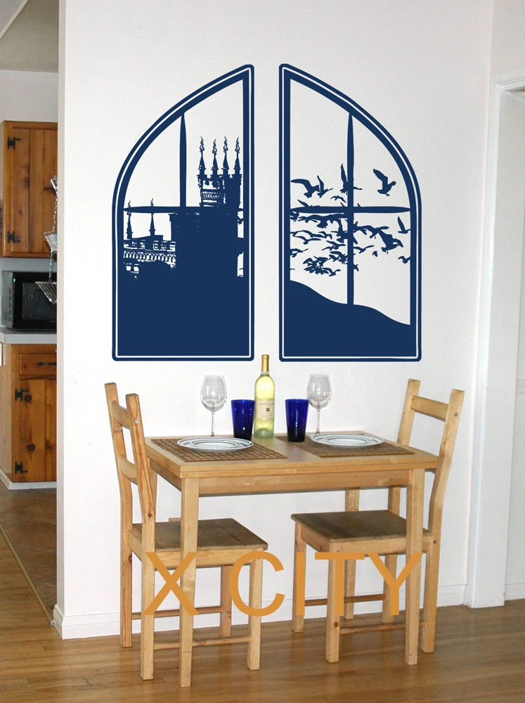 Window Wall Art stencil wall art promotion-shop for promotional stencil wall art Window Wall Art stencil wall art promotion-shop for promotional stencil wall art