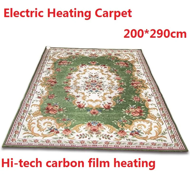 Electric Heating Carpet 200*290cm size carbon film heating chenille