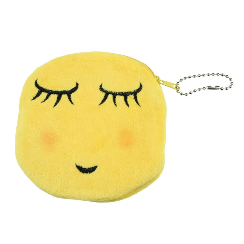 

Hot Sale Fashion Women Girl Emoji Smile Coin Purse Small Wallet Zipper Lovely Cute Cartoon Emoticons Money Bag Wallets Gift
