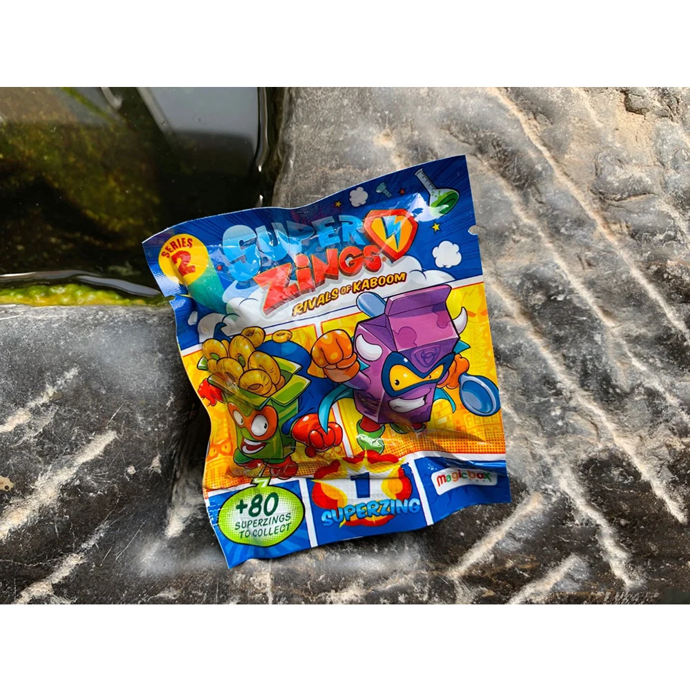 Пакет в сумке 1 3 шт./лот Superzings аниме мусор Куклы Фигурки см супер zings резиновая