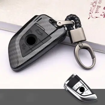 

Car Keychain For BMW Key Case F30 F10 For Bmw F30 F20 X3 X4 3 5 4 7 Series Car Key Cover Leather Key Wallet Car Styling