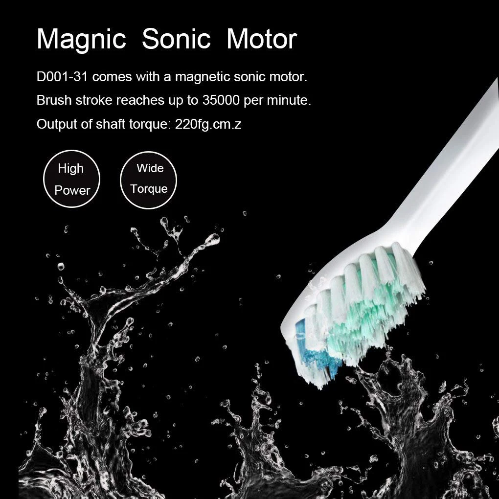 

New Sonic Electric Toothbrush Travel Set with Quick Charge Tech 5 Modes Sonic Care for Adults and Youth IPX7 Waterproof 30 Days