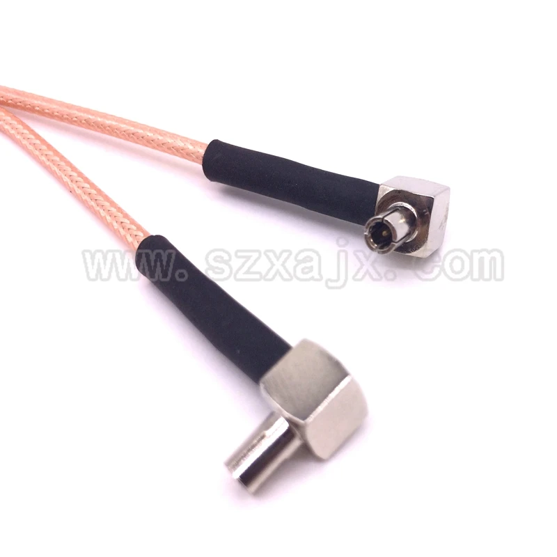 Антенный соединительный кабель F к двум двойным TS9 Y type 2 X TS9 Разъем F мама к TS9 прямоугольный обжимной кабель 15 см для 3g/4G модема