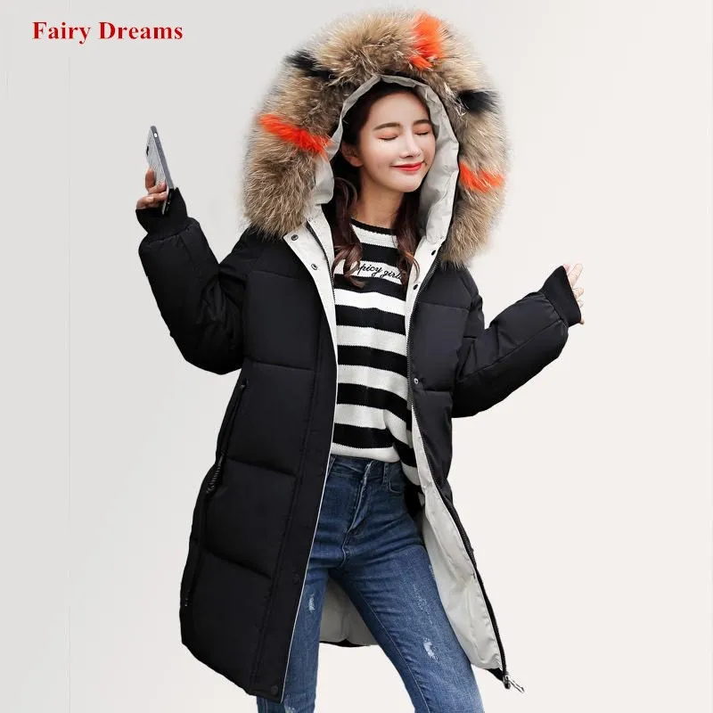 Winter Jacket For Women Made Of Goose Feather Woman The Park's Female ...