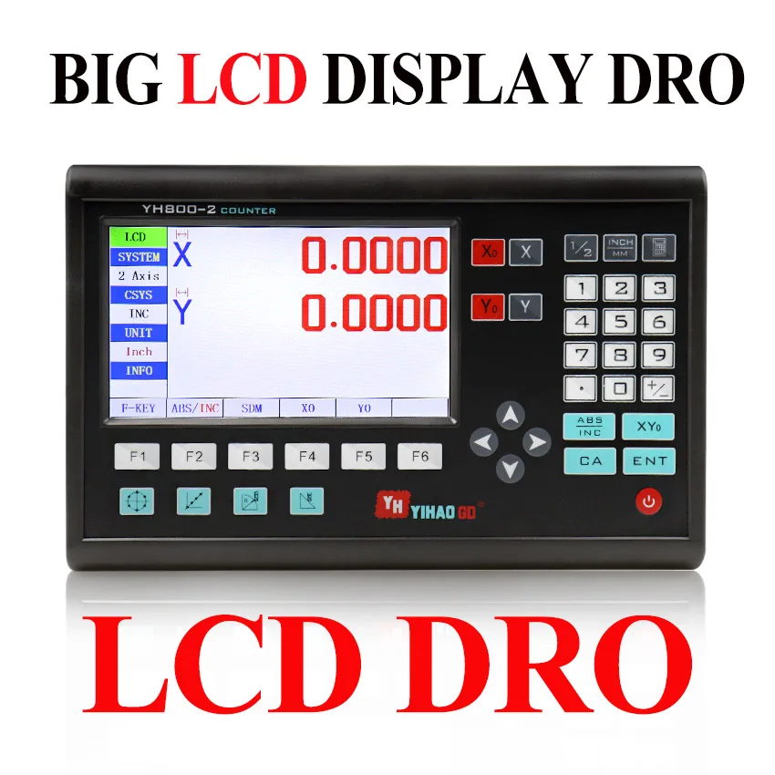 

(2019) Big LCD Display Dro Digital Readout for Machines Free Shipping 2 Axis