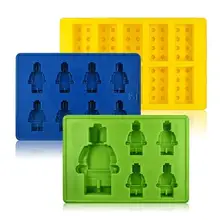 150 шт./50 комплектов коктейлей силиконовая форма для льда 3 шт./компл. поднос кубика льда блоки роботов форма для шоколадного фондана DIY бар вечерние наборы для десерта