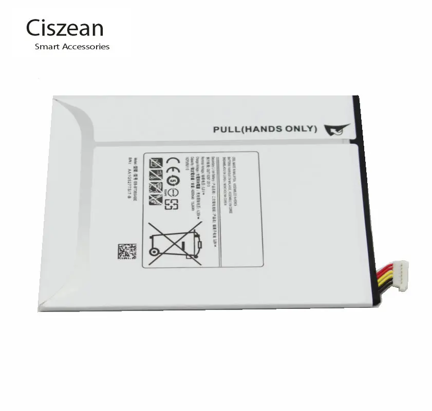 Ciszean 1x4200 мАч фотоаккумулятор для Samsung Galaxy Tablet Tab A 8 0 T350 T355 T355C P350 P355C P355 +