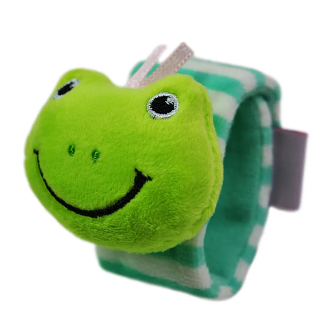 1Pc Infant Baby Kids Children Toddlers Soft Plush Animals Lovely Wristband Rattle Learn Toy Novelty Gift
