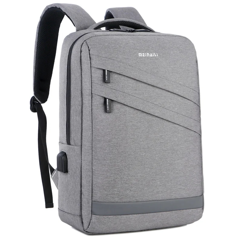Athacer водонепроницаемый прочный рюкзак для ноутбука Противоугонная сумка мужская usb зарядка для путешествий Бизнес школьные сумки женские повседневные Рюкзак - Цвет: Gray