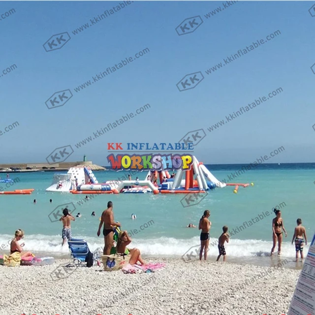 Inflatable amusement Water Park,Beach Island Inflatable Water Park 4