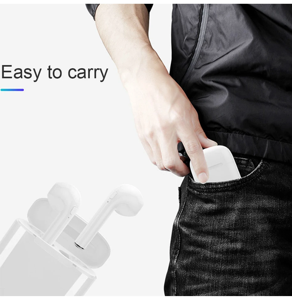TOPYING Bluetooth Earphone Wireless Headset Stereo Headphones Earbuds Twins Earphone With Charging Box Mic For All Smart Phone (6)