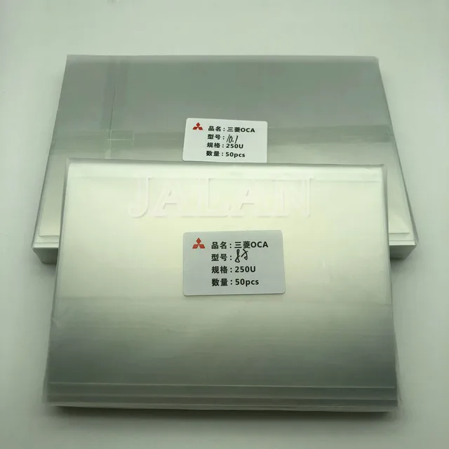 Película adhesiva OCA de 250um para tableta Mitsubishi 6,3, 6, 7, 8, 10,2, 10,5, 9,7 pulgadas, almohadilla para lengüeta, vidrio, OCA, pegamento, laminación, reparación de pantalla Lcd Película adhesiva OCA de 250um para tableta Mitsubishi 6,3, 6, 7, 8, 10,2, 10,5, 9,7 pulgadas, almohadilla para lengüeta, vidrio, OCA, pegamento, laminación, reparación de pantalla Lcd