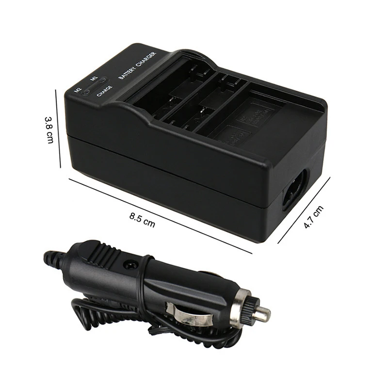 ORBMART для Gopro Hero 5 6 7 черный 2 в 1 Автомобильное зарядное устройство и зарядное устройство с кабелем путешествия зарядное устройство