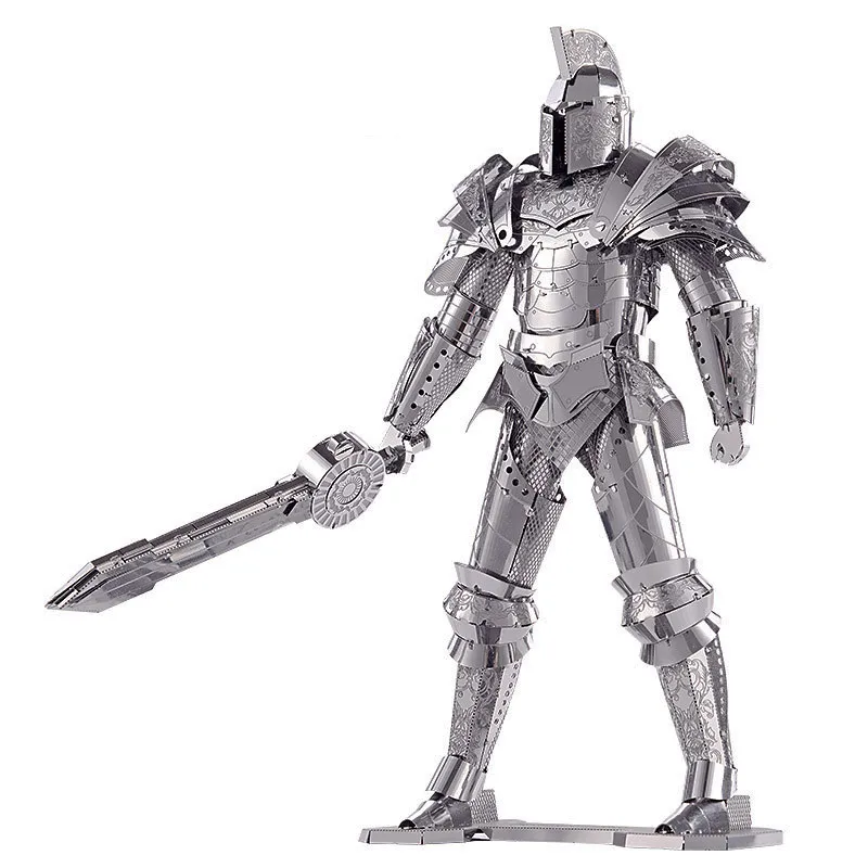 

3d Metal Puzzle Architecture Diy Model Warrior Boy Games Kids Child 3d Puzzle Toy For Children Paper Metal 3d Puzzle For Adult