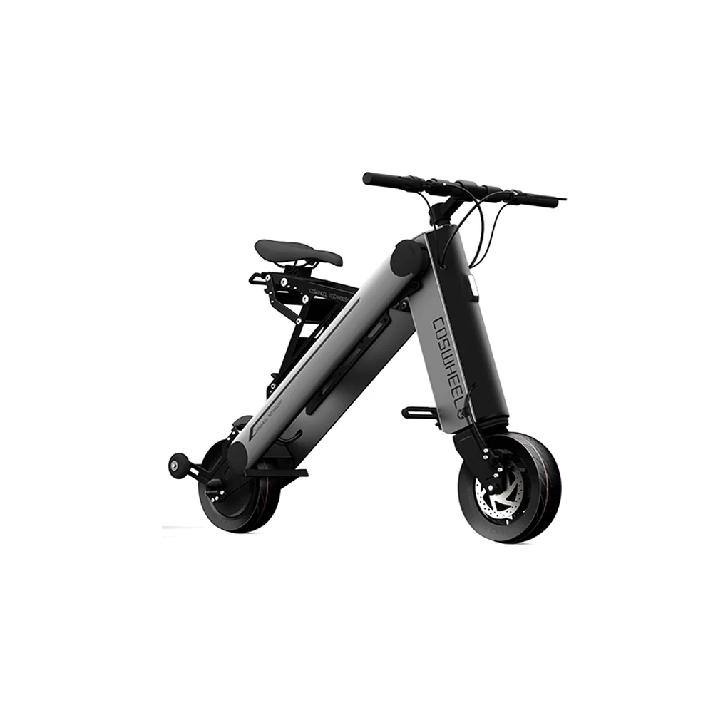 COSWHEEL A-ONE 30 км 8 дюймов складной электрический самокат портативный мобильный скутер для взрослых Электрический велосипед - Цвет: space grey