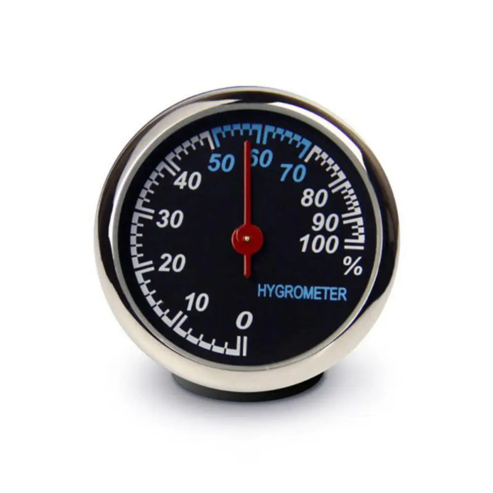 Новейшие цифровые часы термометр гигрометр Автомобильные украшения для приборной панели автомобиля украшения автомобильные часы автомобиля-Аксессуары - Название цвета: Hygrometer Clock