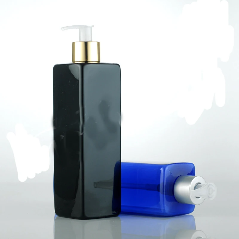 500ml square bottle pure dew bottle Emulsion bottle pressing bottle of electrochemical aluminum left and right switch pump BQ057 500ml square bottle pure dew bottle Emulsion bottle pressing bottle of electrochemical aluminum left and right switch pump BQ057