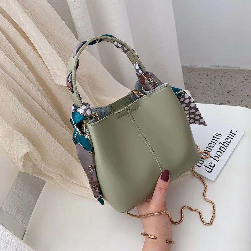 

Small bag women 2019 new minimalist bucket bag fashion women's shoulder Messenger bag