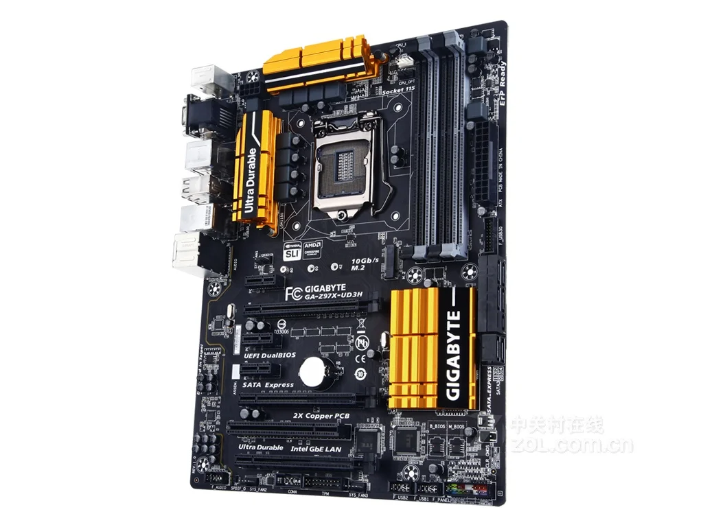 LGA 1150 для Intel Z97 DDR3 Gigabyte GA-Z97X-UD3H материнская плата USB3.0 32G Z97X-UD3H настольная системная плата