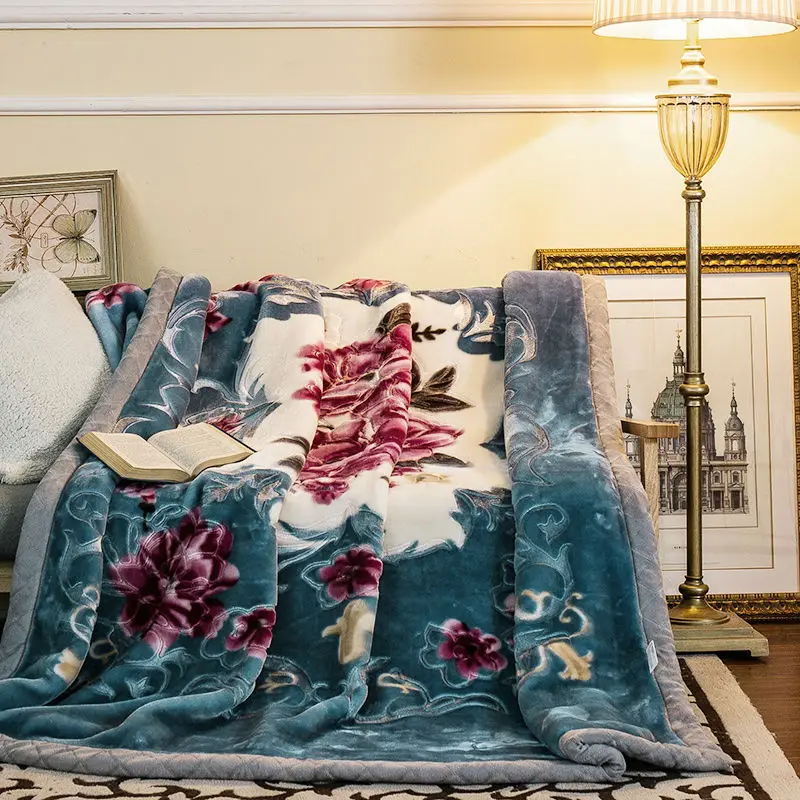 Роскошные многофункциональные толстые одеяла 200x230 см с двойным лицом, плотная клетчатая ткань, теплая простынь, зимний диван