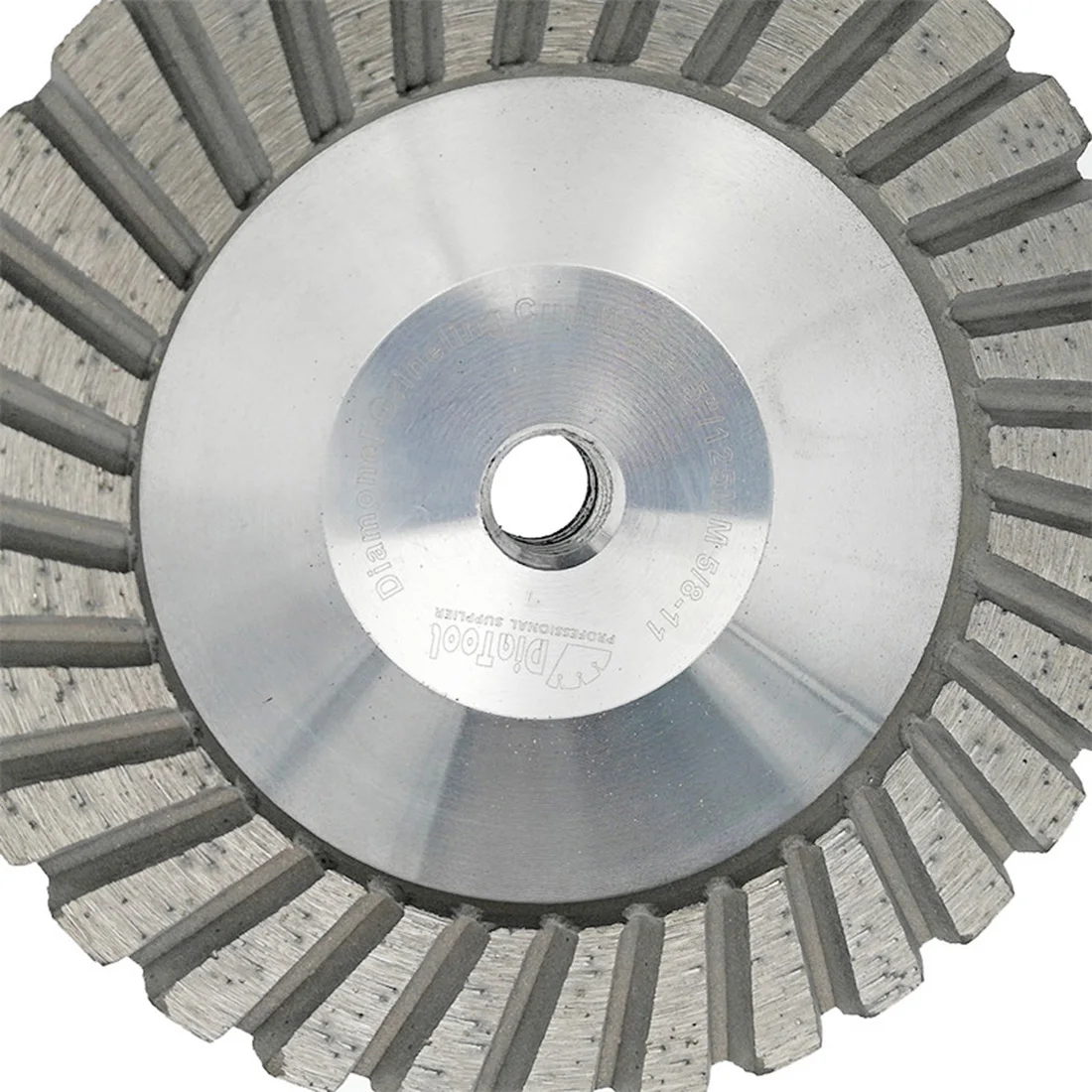 DIATOOL 2PK диаметр 125 мм/5 дюймов алмазная шлифовальная чашка на алюминиевой основе 5/8-11 Резьбовая зернистость#30 шлифовальный круг для гранитного бетона