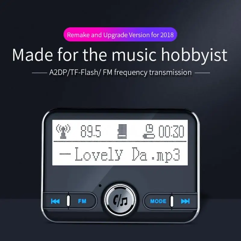 Bluetooth FM Transmitter Wireless Car FM Tuner MP3 Player Car Kit Hands-fre