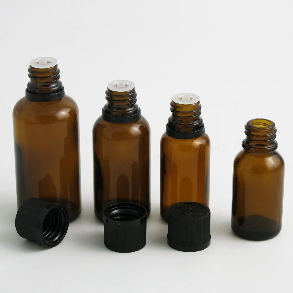 Download 12 x 5ml 10ml 15ml 20ml 30ml 50ml 100ml amber glass bottle ...